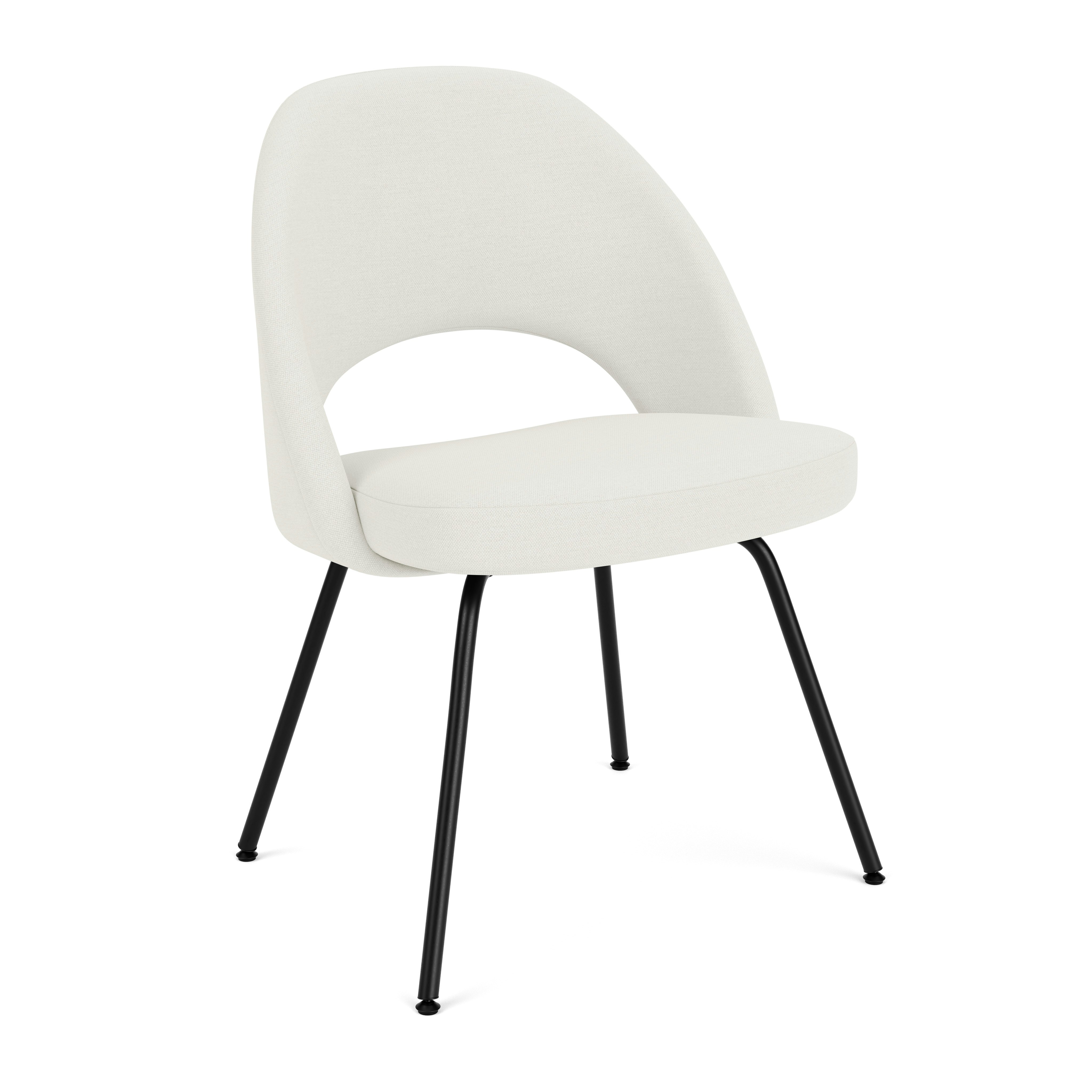 Saarinen Executive Side Chair - Hourglass, Air, Black