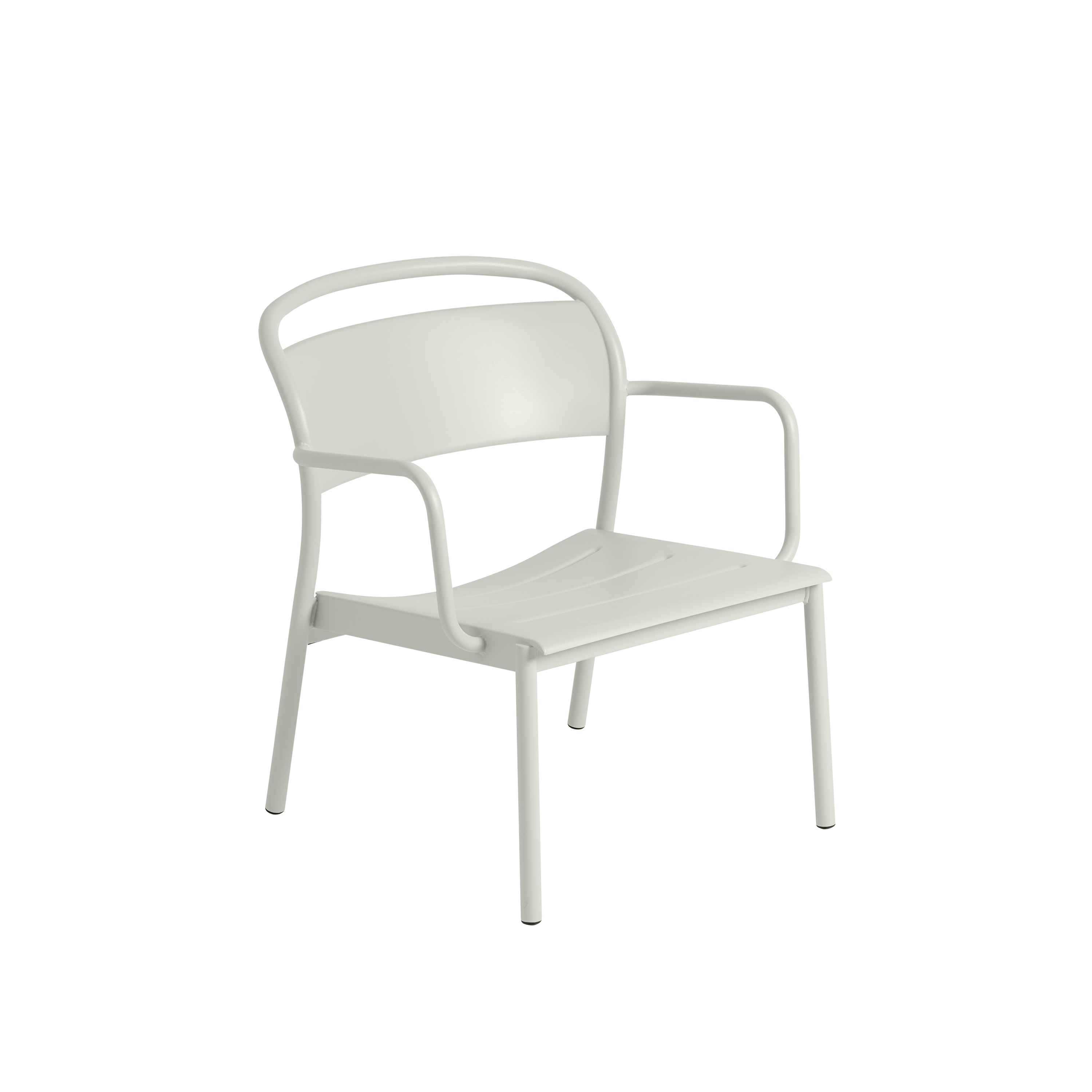 Linear Steel Lounge Armchair