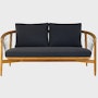Crosshatch Outdoor Settee.