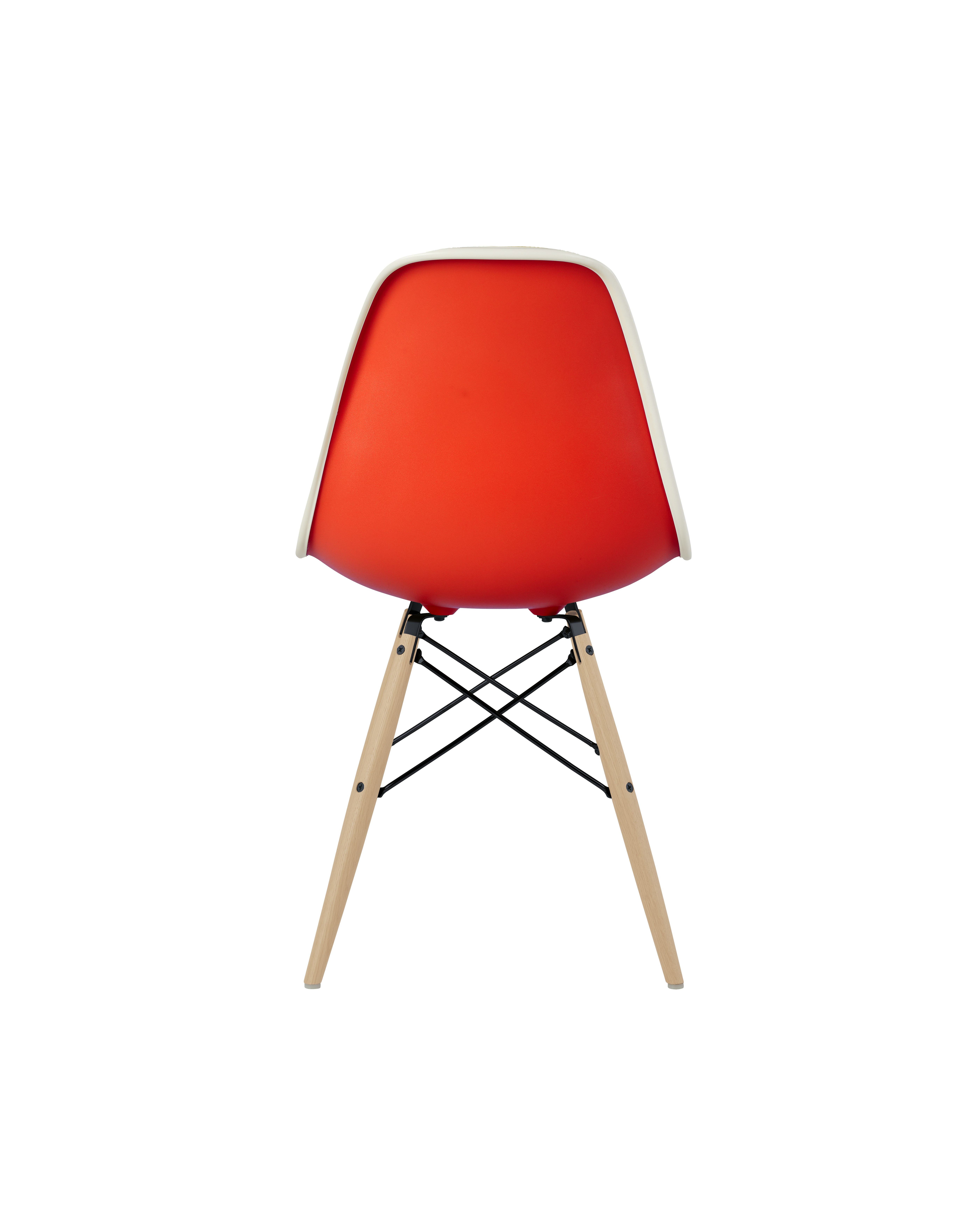 Eames Upholstered Molded Plastic Side Chair