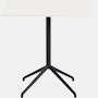 Still cafe table rectangular 75x65 h73 black white nano Muuto hi res