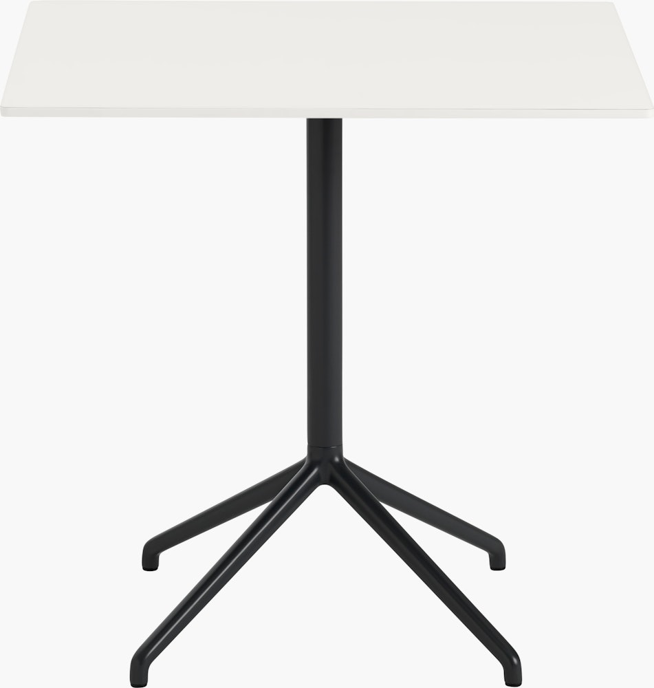 Still cafe table rectangular 75x65 h73 black white nano Muuto hi res