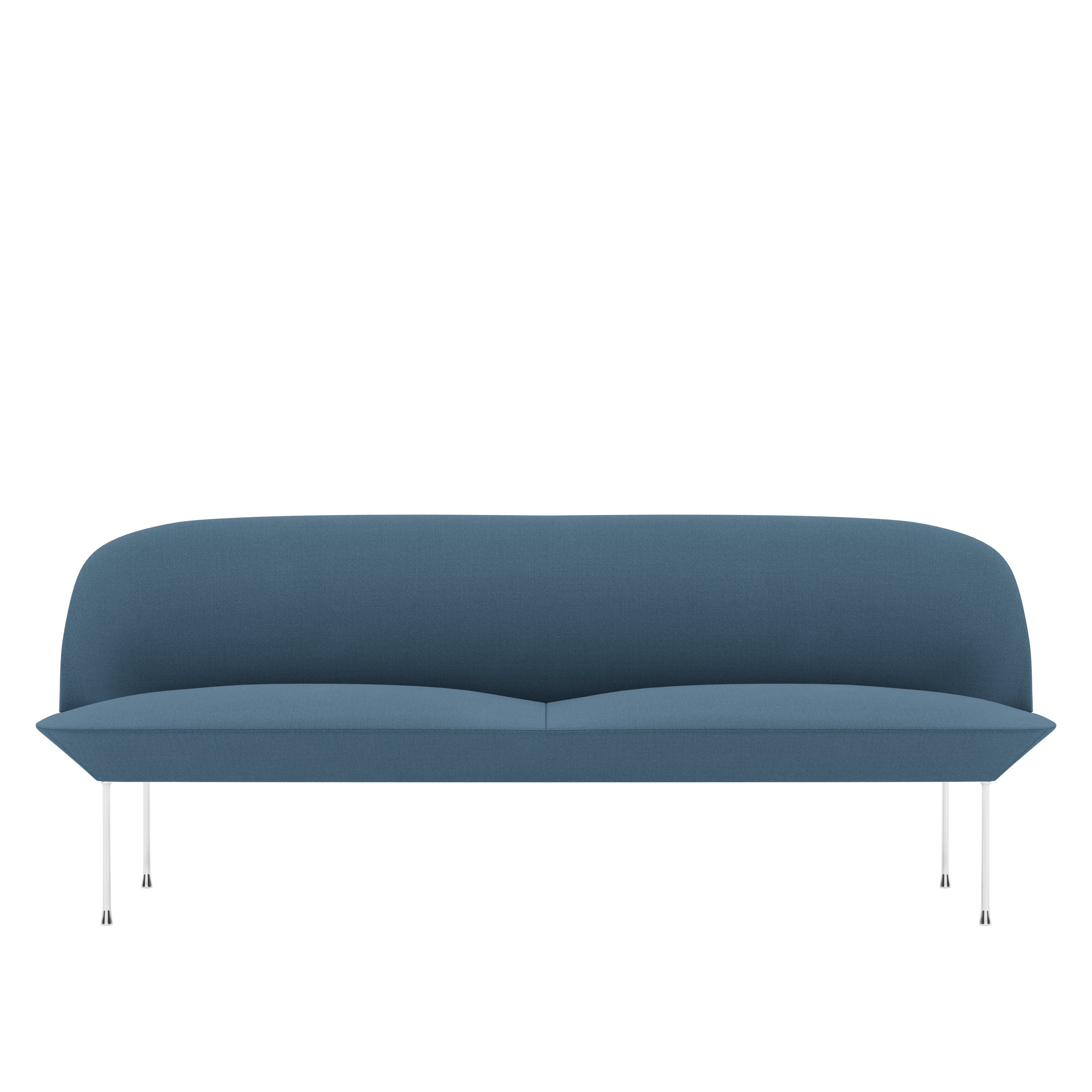 Oslo 3 Seater Sofa,  Vidar,  733 Periwinkle,  Chrome Base