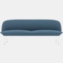 Oslo 3 Seater Sofa,  Vidar,  733 Periwinkle,  Chrome Base