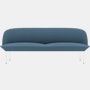 Oslo 3 Seater Sofa,  Vidar,  733 Periwinkle,  Chrome Base