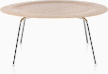 Eames Molded Plywood Coffee Table Metal Base