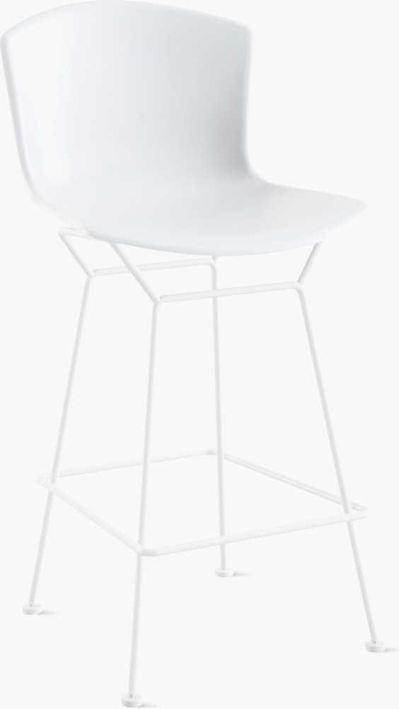 Bertoia Molded Shell Counter Stool