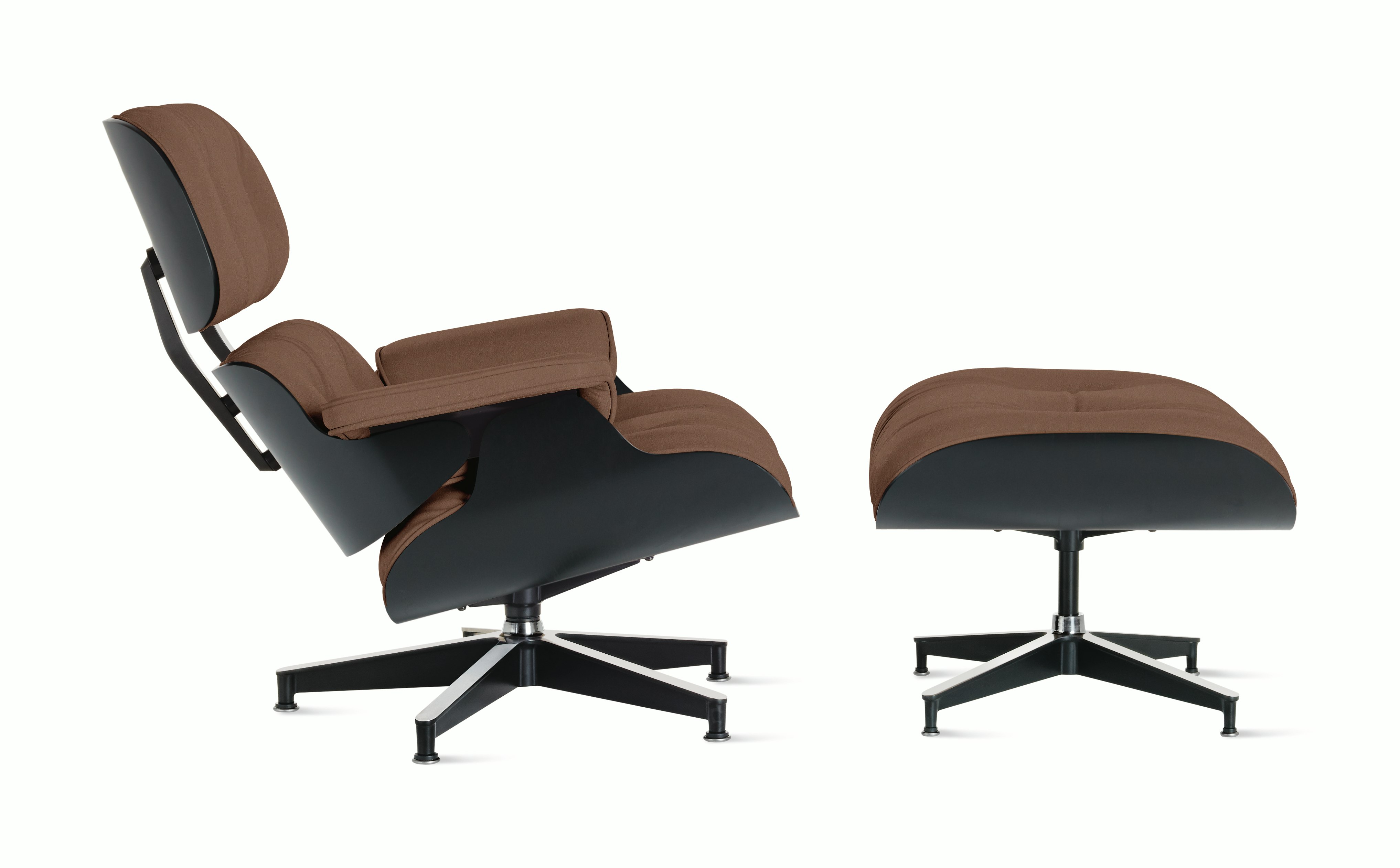 Eames Lounge and Ottoman in Prone and Stow leathers
