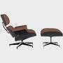 Eames Lounge and Ottoman in Prone and Stow leathers