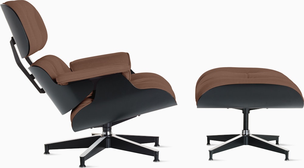 Eames Lounge and Ottoman in Prone and Stow leathers