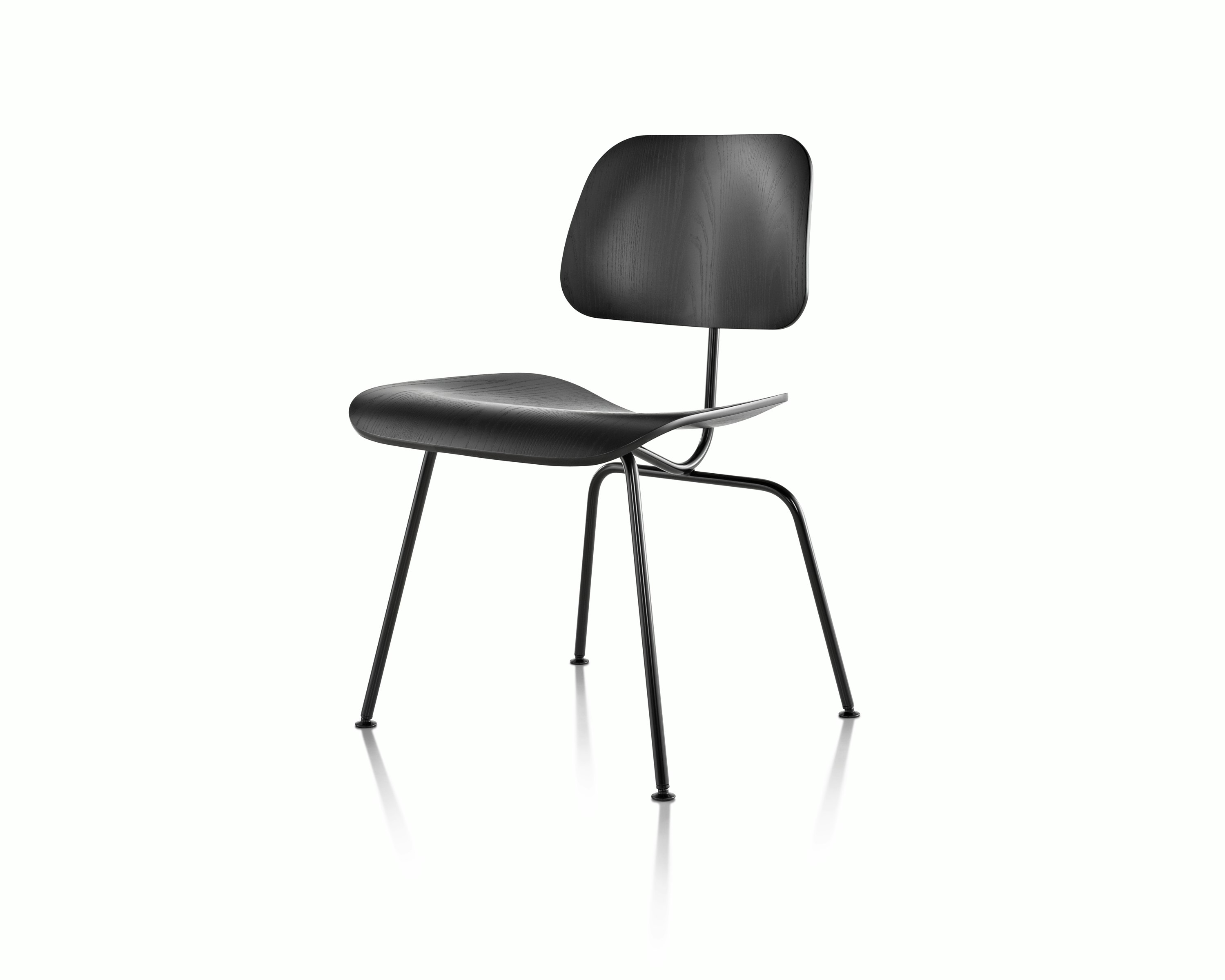 Eames Molded Plywood Dining Chair, Metal Base