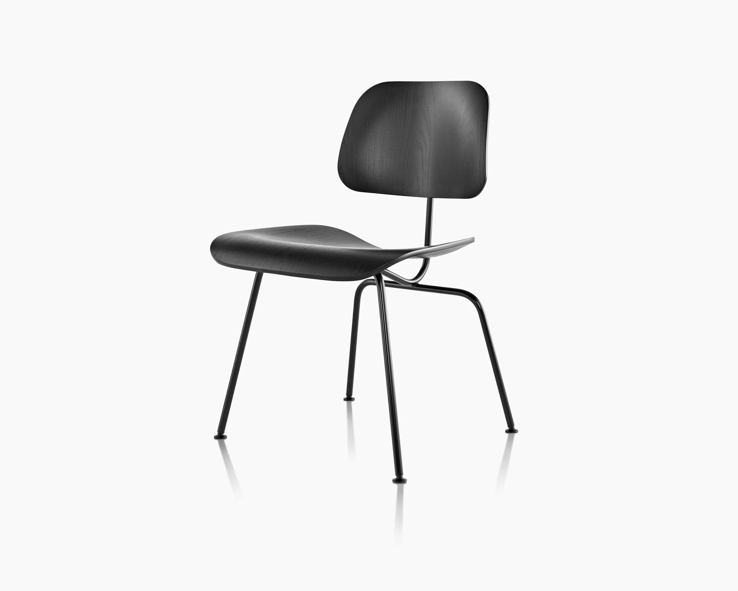 Eames Molded Plywood Dining Chair, Metal Base