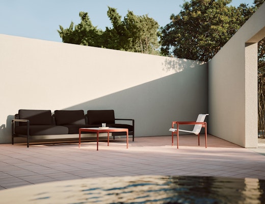 1966 Collection Lounge Chair and Coffee Table with Lissoni Sofa 1966 Collection Lounge Chair Coffee Table Lissoni Sofa