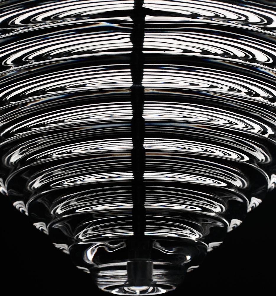 Press Pendant Cone Clear LED