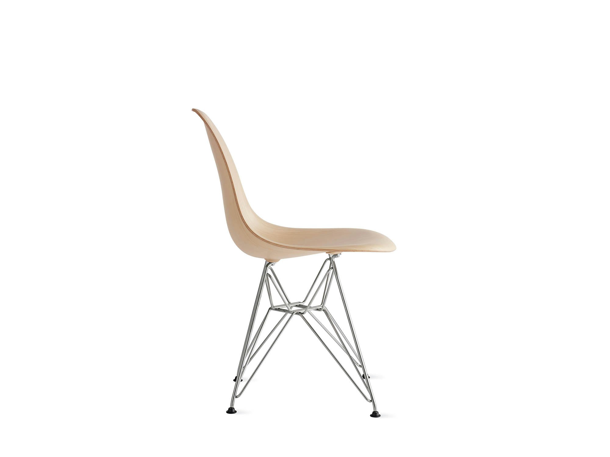 Eames Molded Wood Wire-Base Side Chair (DWSR)