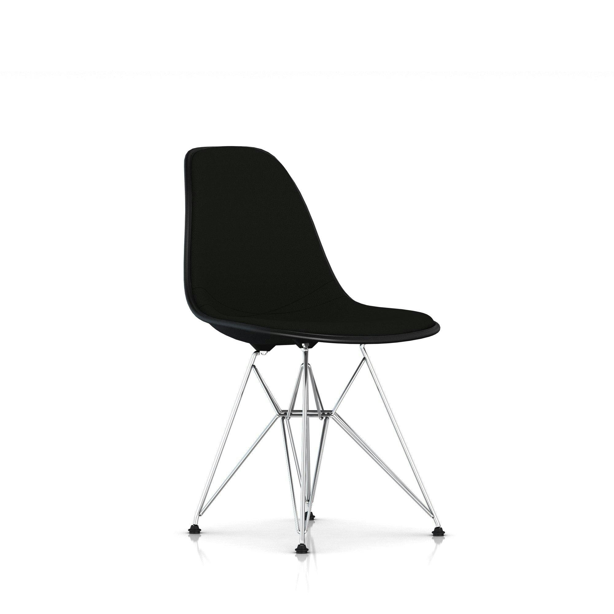 Eames Upholstered Molded Plastic Side Chair