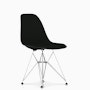 Eames Upholstered Molded Plastic Side Chair Eames Upholstered Molded Plastic Side Chair