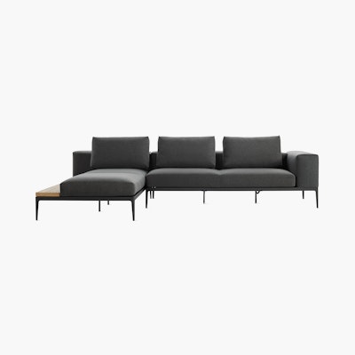 Grid Sofa with Chaise