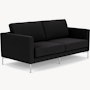 Divina Sofa - Settee,  Hourglass,  Caviar