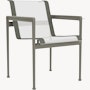 1966 Dining Chair - Arm, Light Bronze, Bronze, White