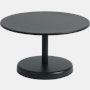 Linear Steel Coffee Table - 27.5 x 15.5, Anthracite Black