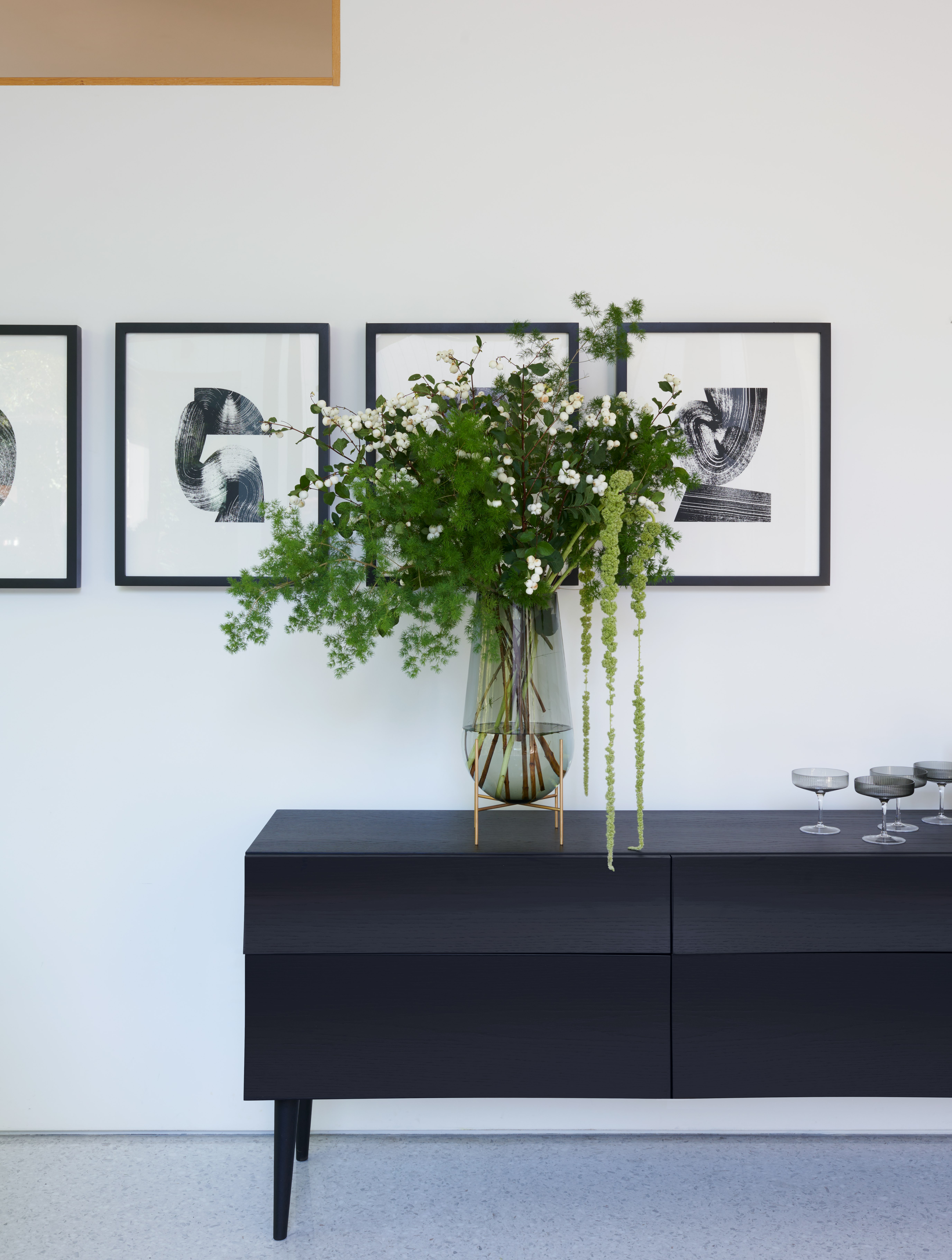 Reflect Sideboard and Echasse Vase