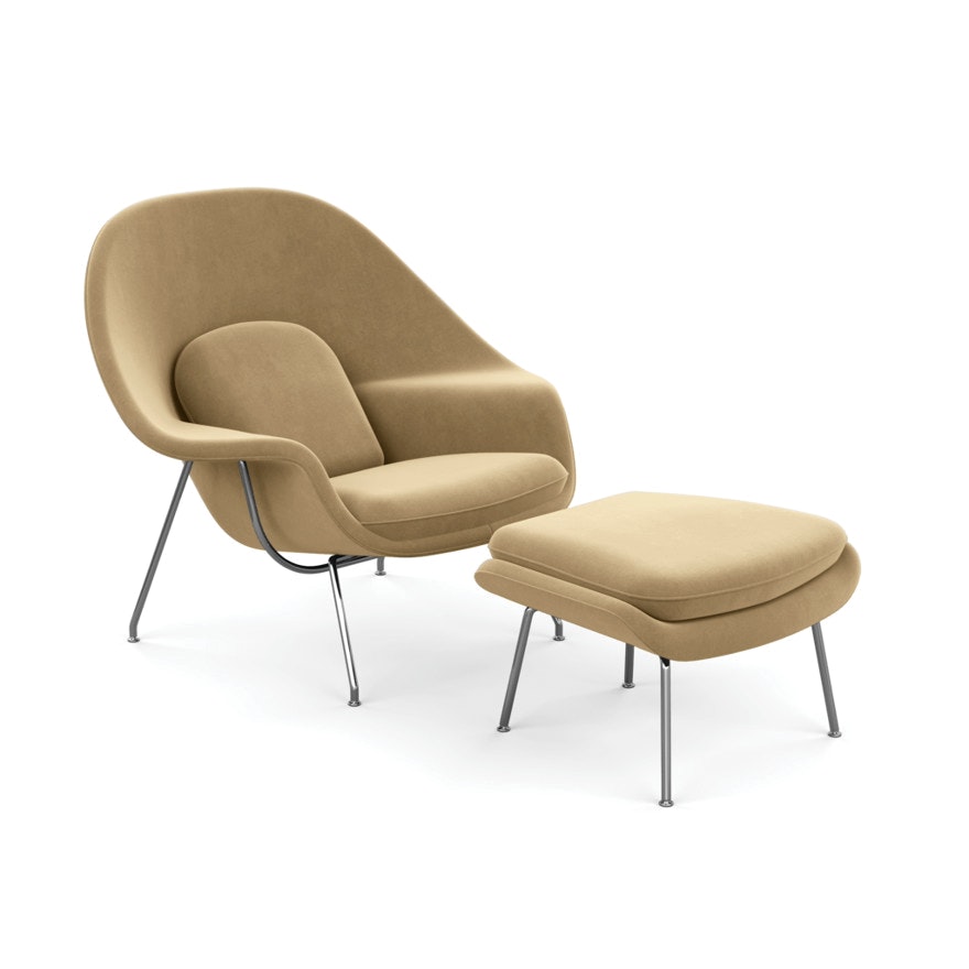Womb Chair and Ottoman