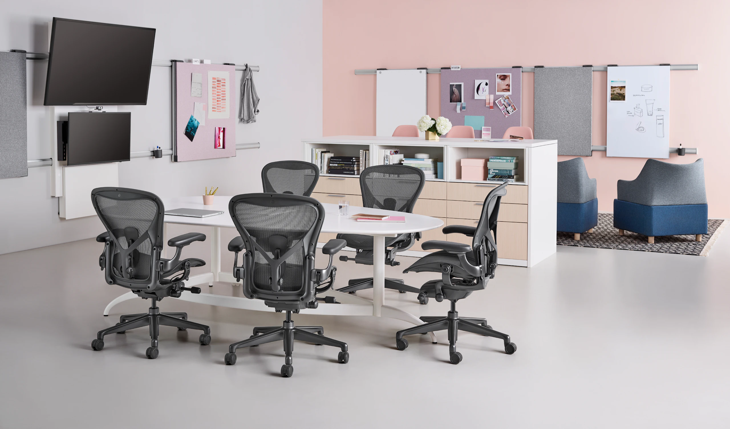 Aeron Chairs with Exclave