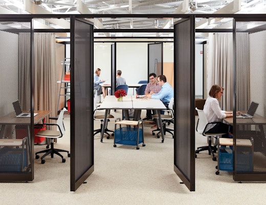 Rockwell Unscripted experience-based planning workshop reconfigure hotelling group work focused work