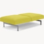 Avio Bench - Two Seater, Classic Boucle, Chartreuse, Polished Chrome