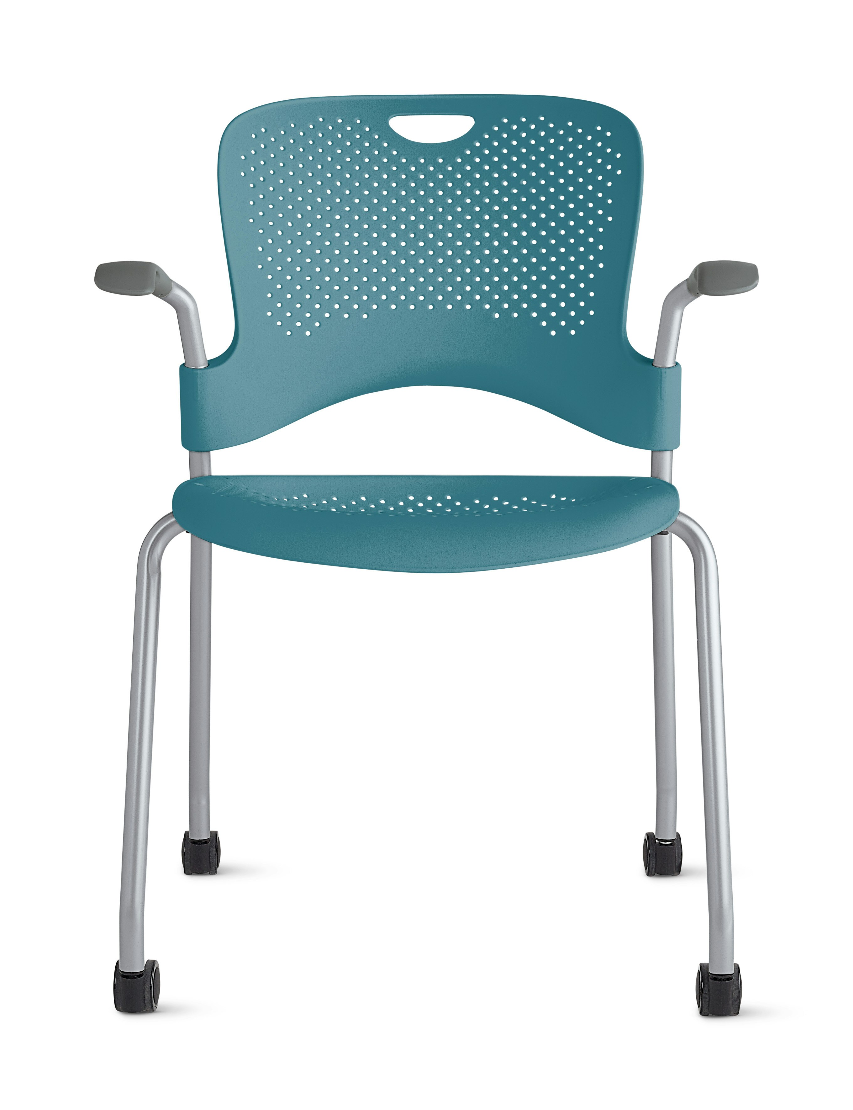Details about   Herman Miller Caper Side Chair W/ Arms Stacking Side Chair Stool Light Grey 