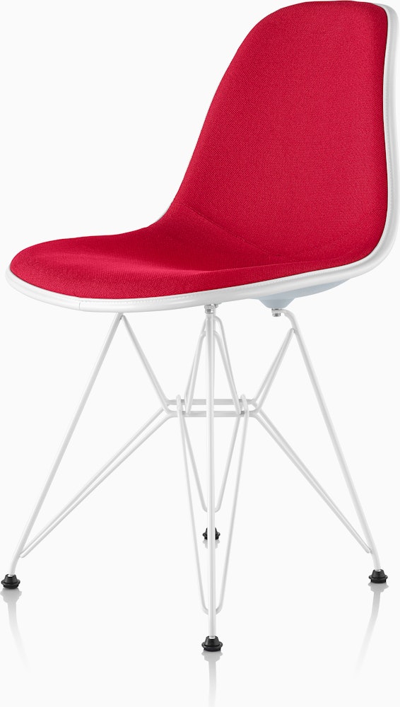 Eames Upholstered Molded Plastic Side Chair