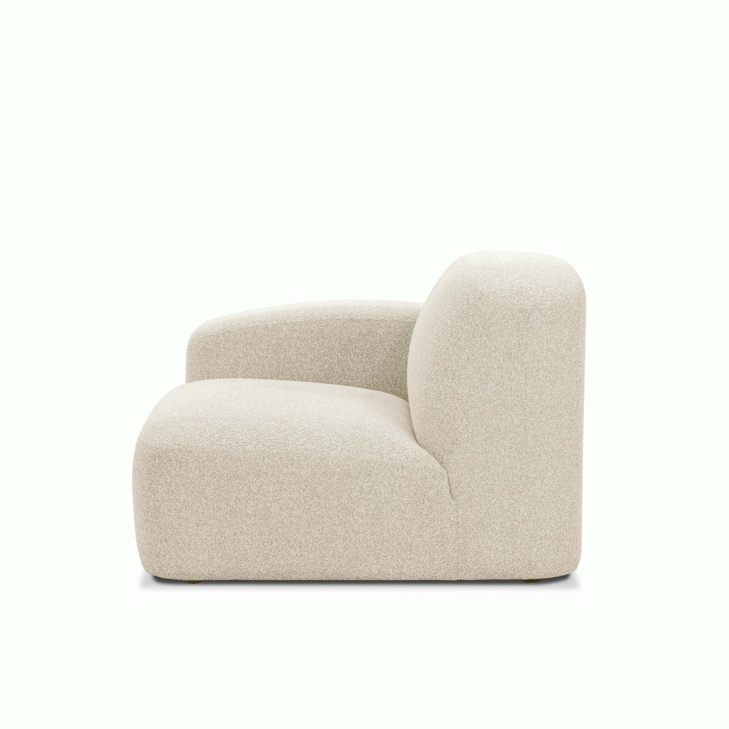 Muse Outdoor One Arm Single Seat - Left Arm Facing, Collaroy Static