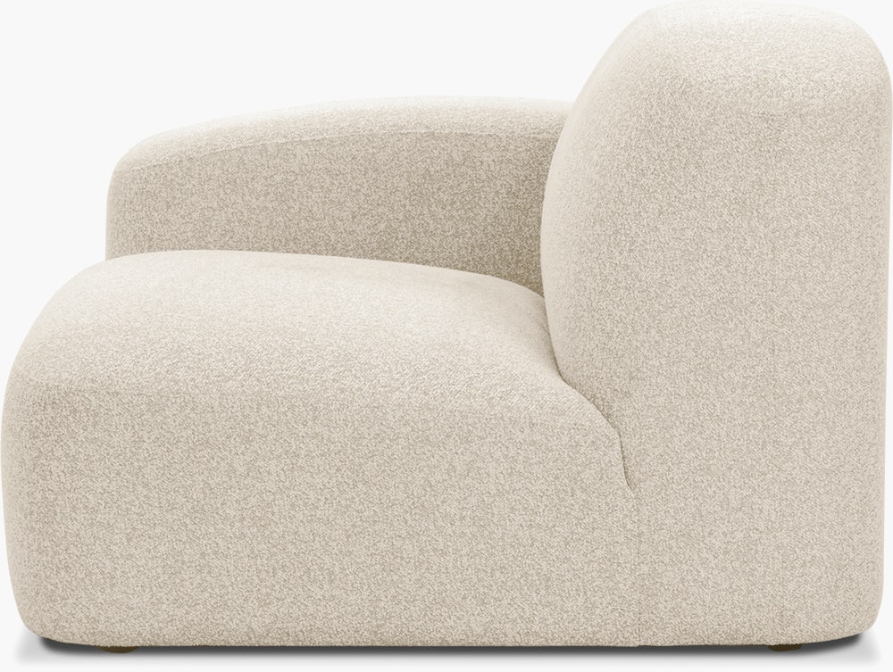 Muse Outdoor One Arm Single Seat - Left Arm Facing, Collaroy Static