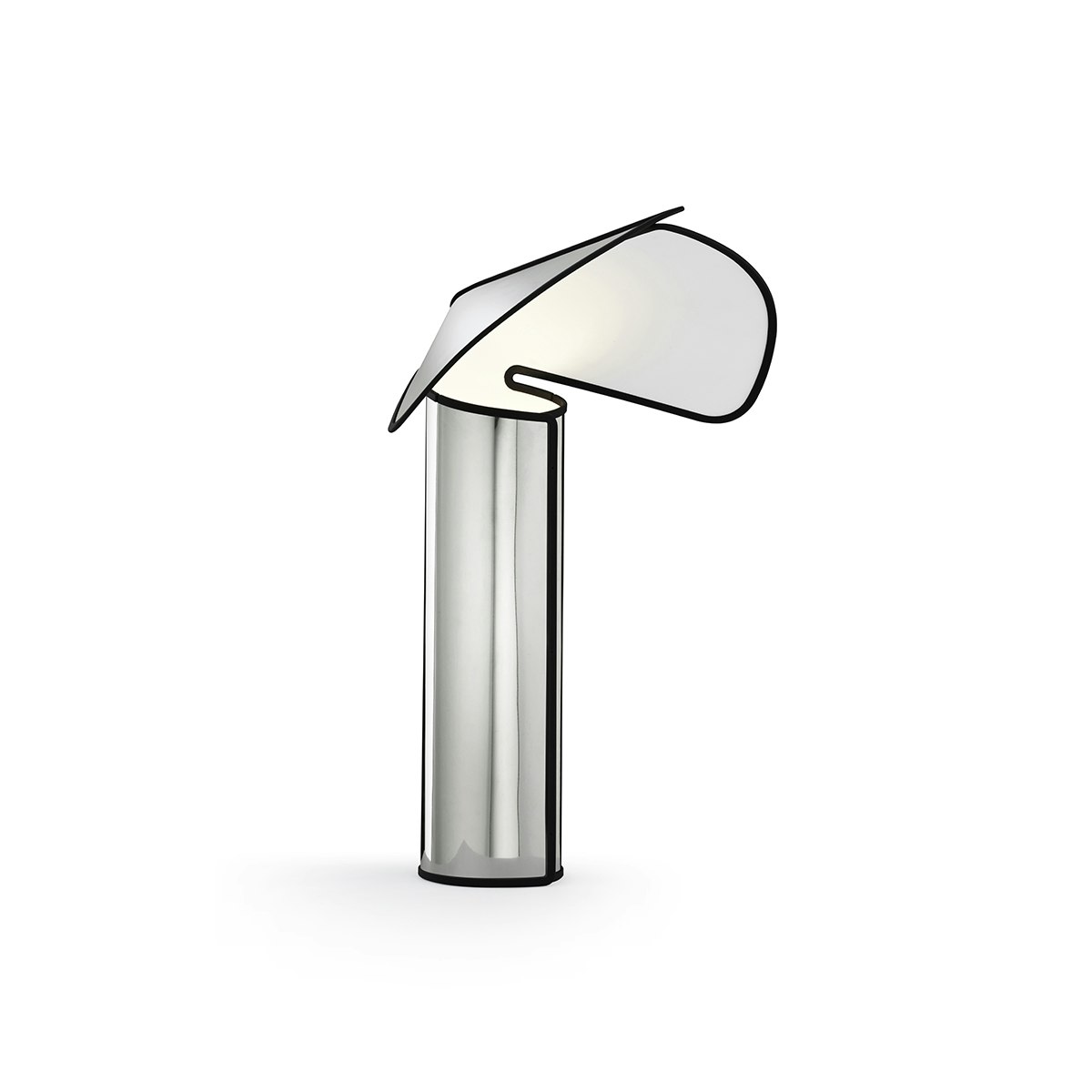 Chiara Table Lamp in Aluminum and Anthracite