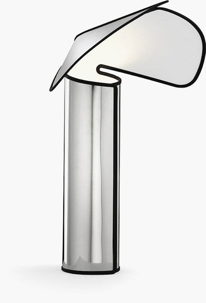 Chiara Table Lamp in Aluminum and Anthracite