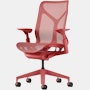 A canyon mid-back Cosm Chair with height adjustable arms.