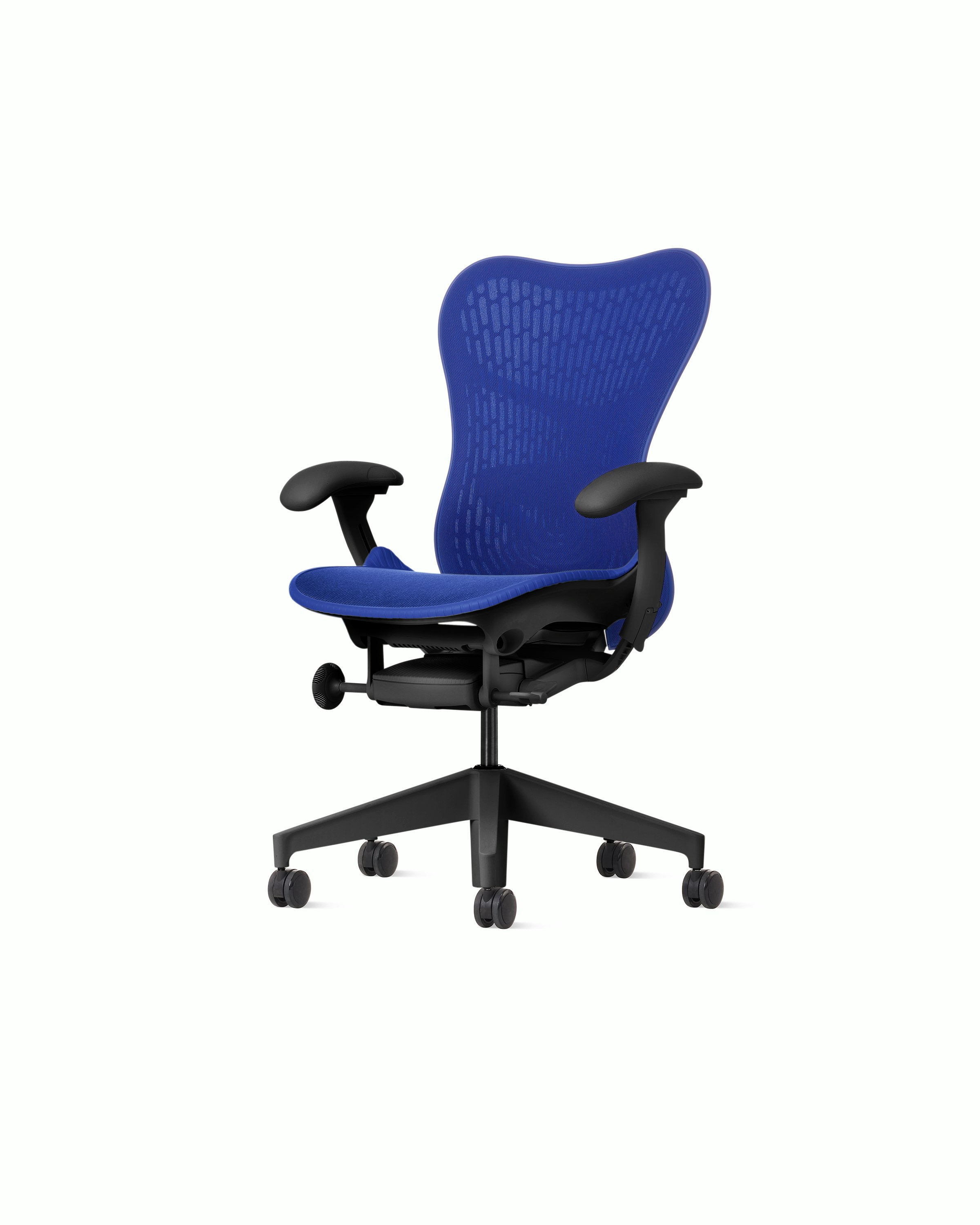 Mirra 2 Chair in Graphite with Ultramarine Butterfly Suspension