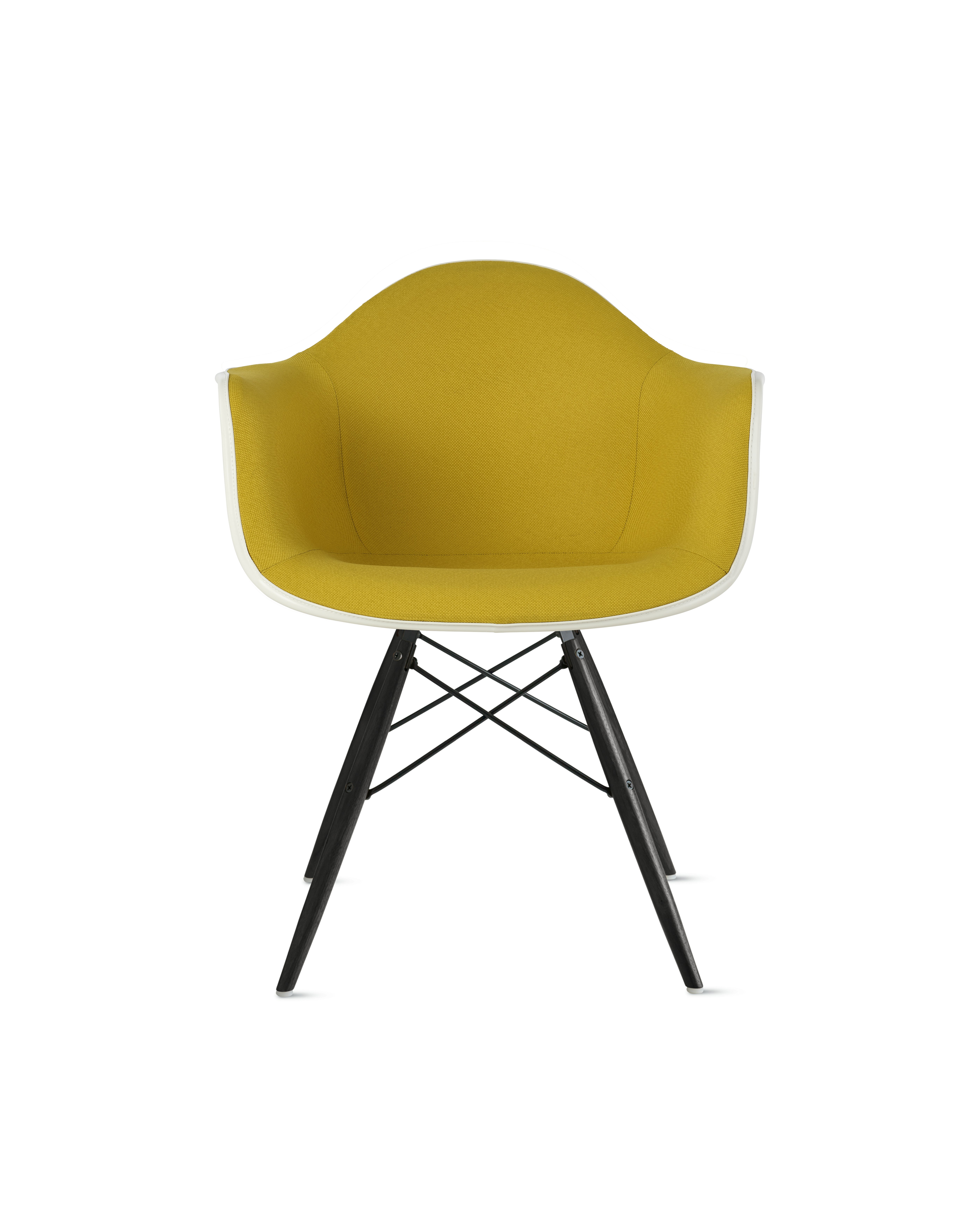 Eames Upholstered Molded Plastic Armchair