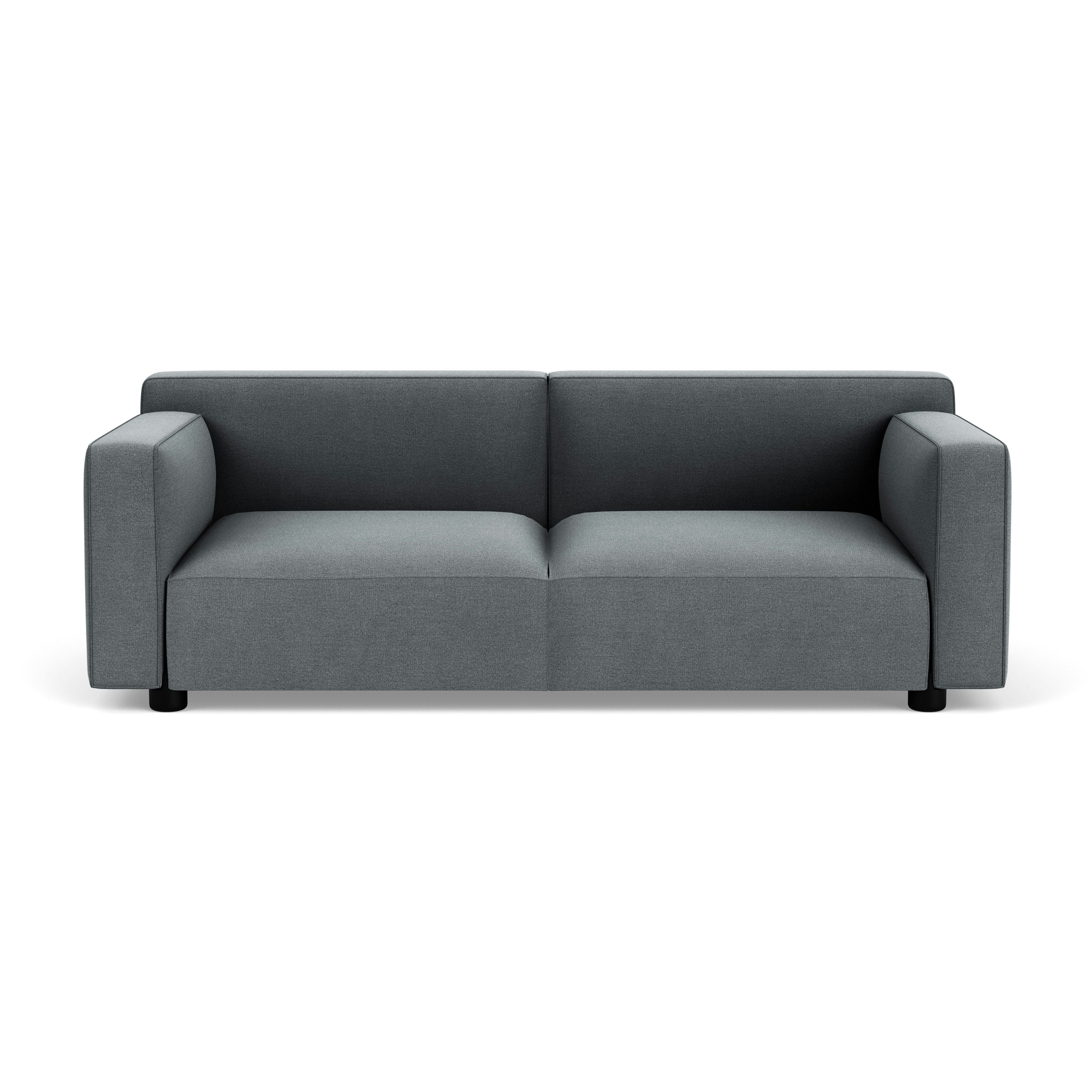 Barber Osgerby Sofa - Three Seater, Hourglass, Iron, Jet Black