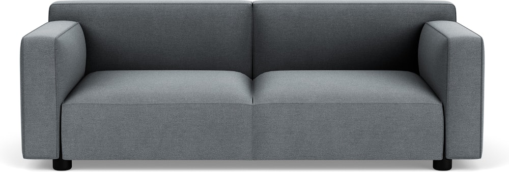 Barber Osgerby Sofa - Three Seater, Hourglass, Iron, Jet Black