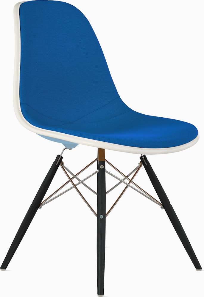 Eames Upholstered Molded Plastic Side Chair