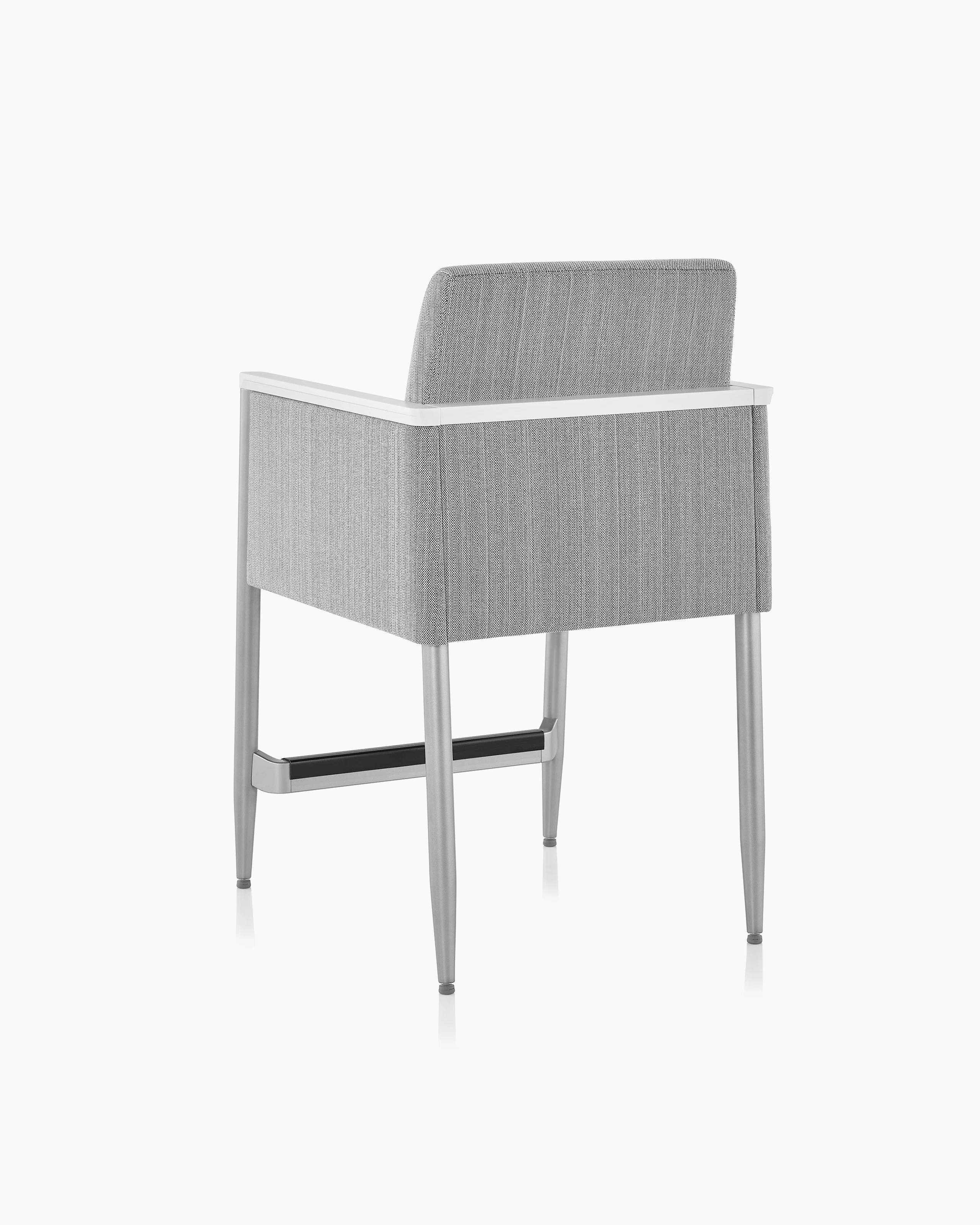 Back three-quarter view of Palisade Easy Access seating on white sweep.