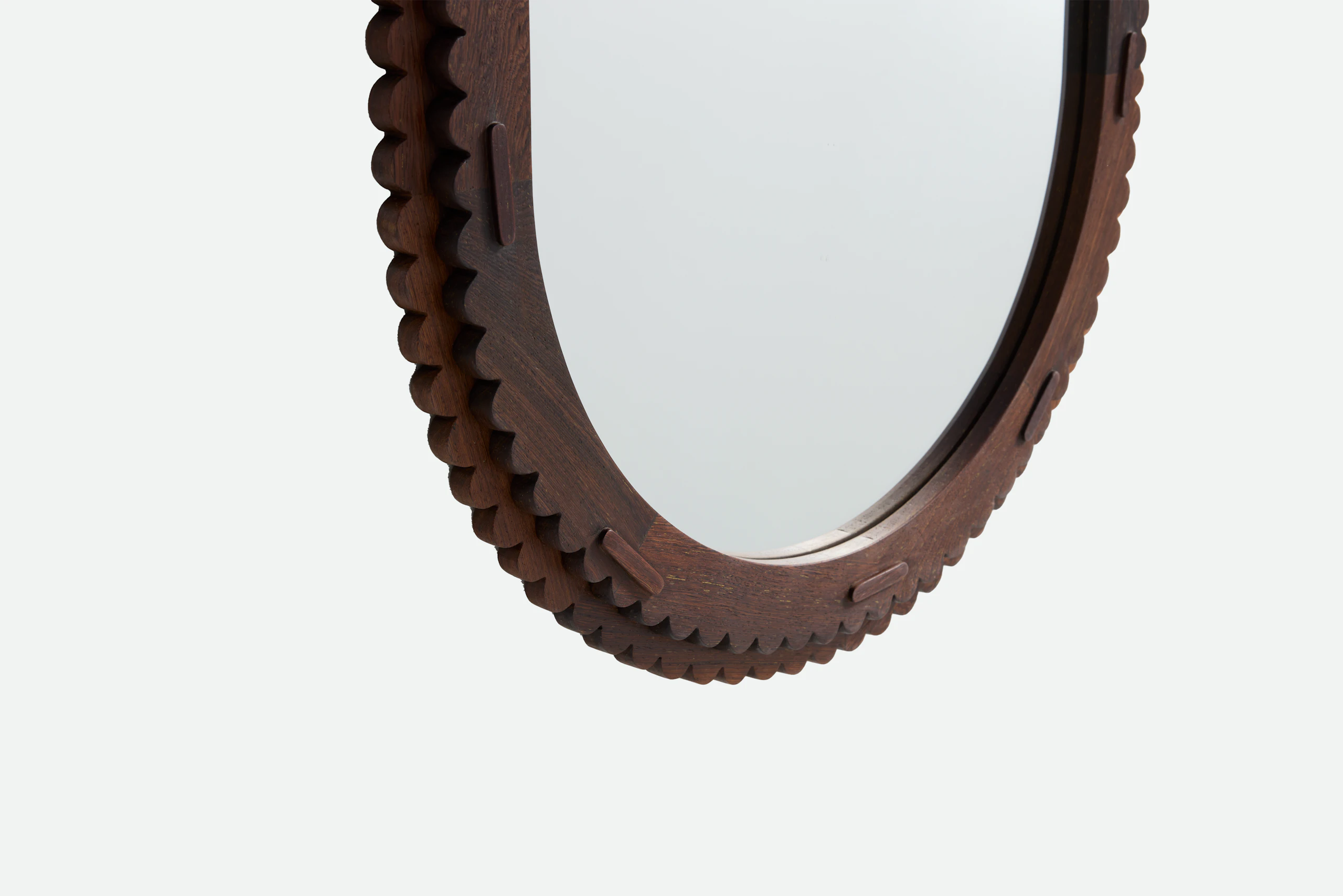 Lesire Wall Mirror - Panga Panga Wood