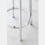 Deja Vu Stool - Counter Height in Polished Aluminum