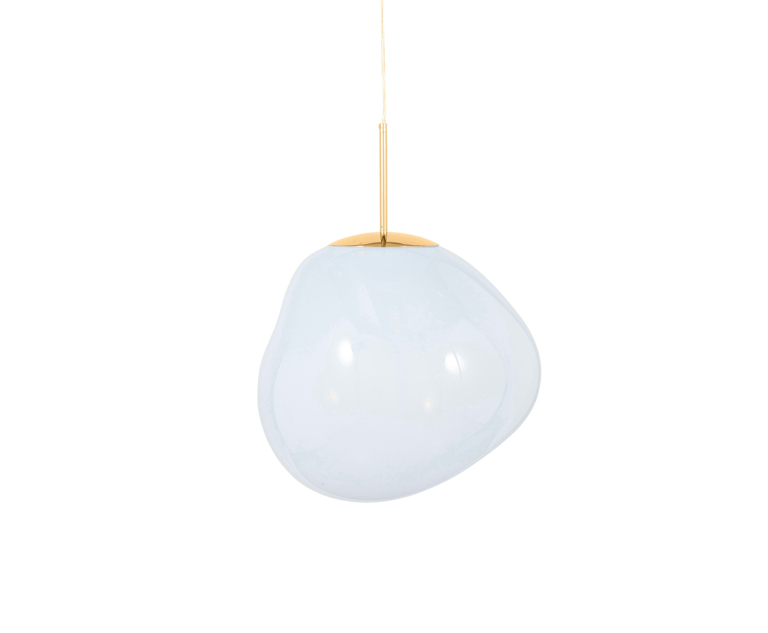 Melt Pendant, Standard in Opal and Gold