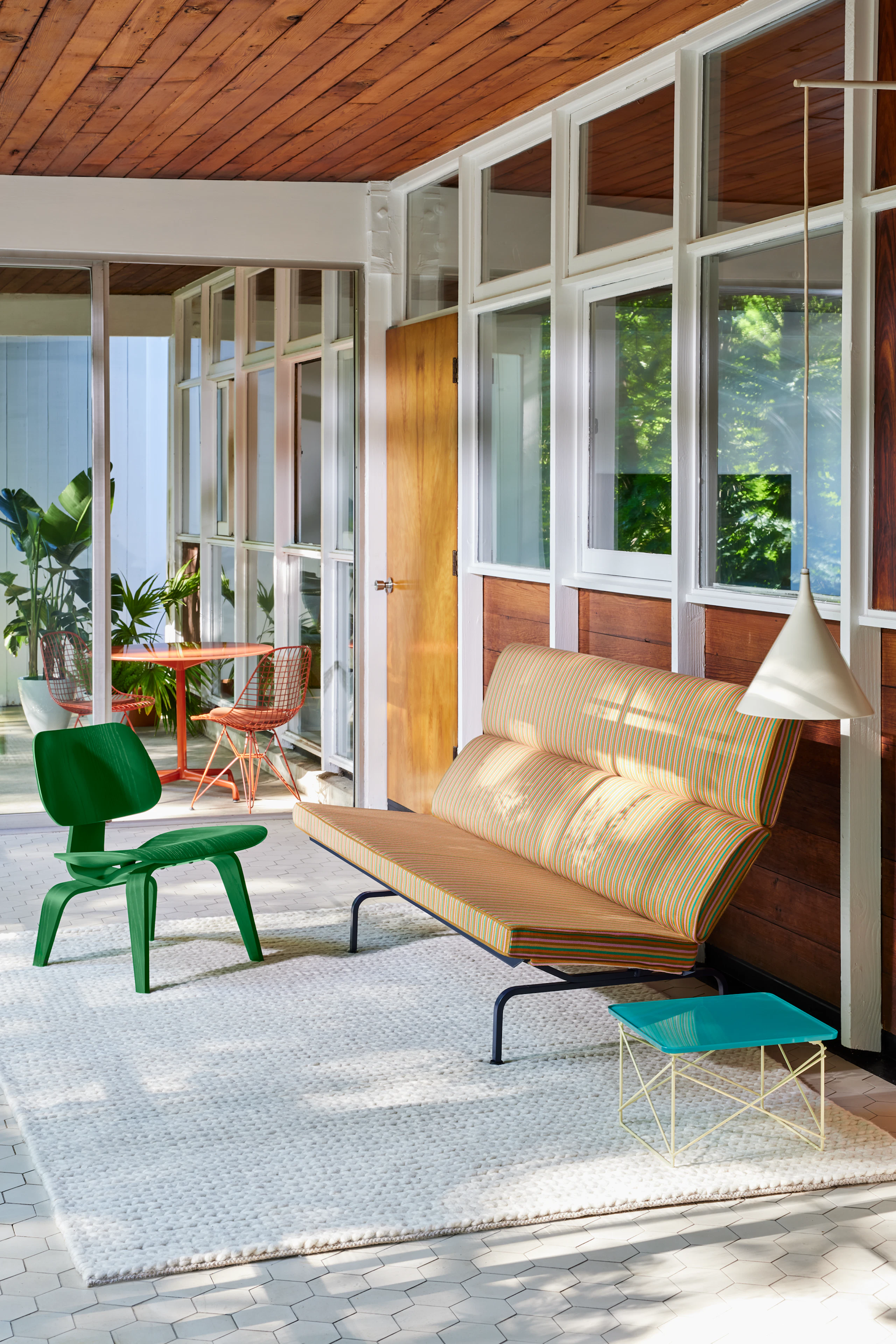 HM x HAY Collection living room setting in historic Depree House