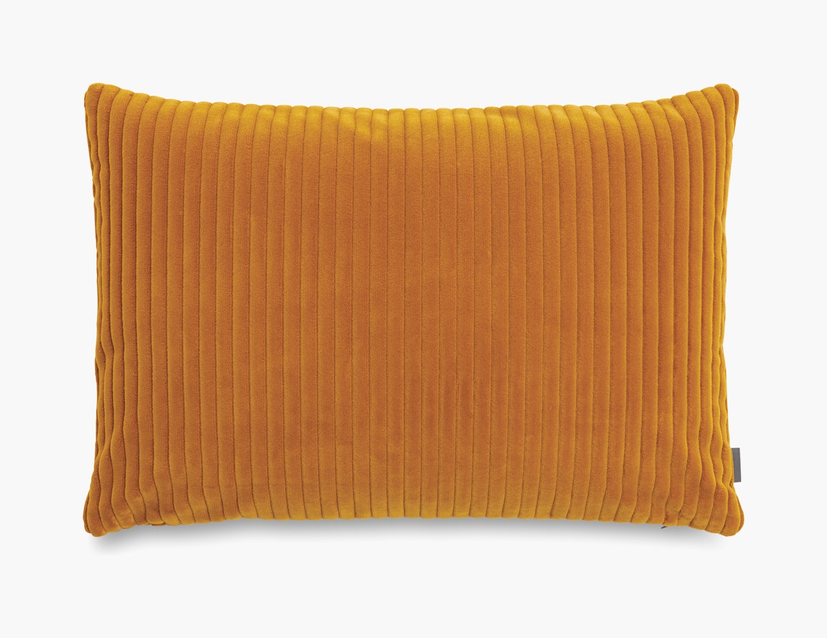 Wide Corduroy Rectangular Throw Pillow