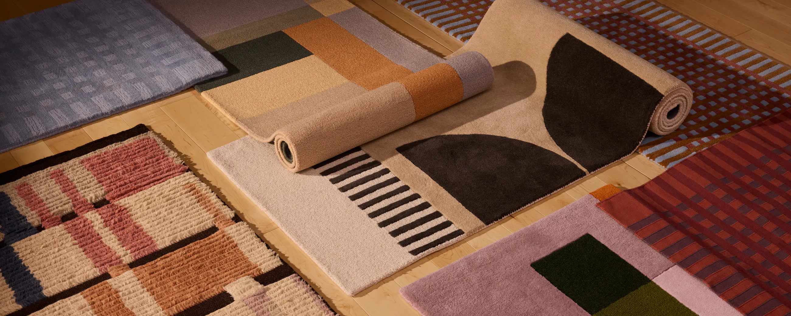 Patterned Wall Rug Modern Patterned Rugs - Design Within Reach