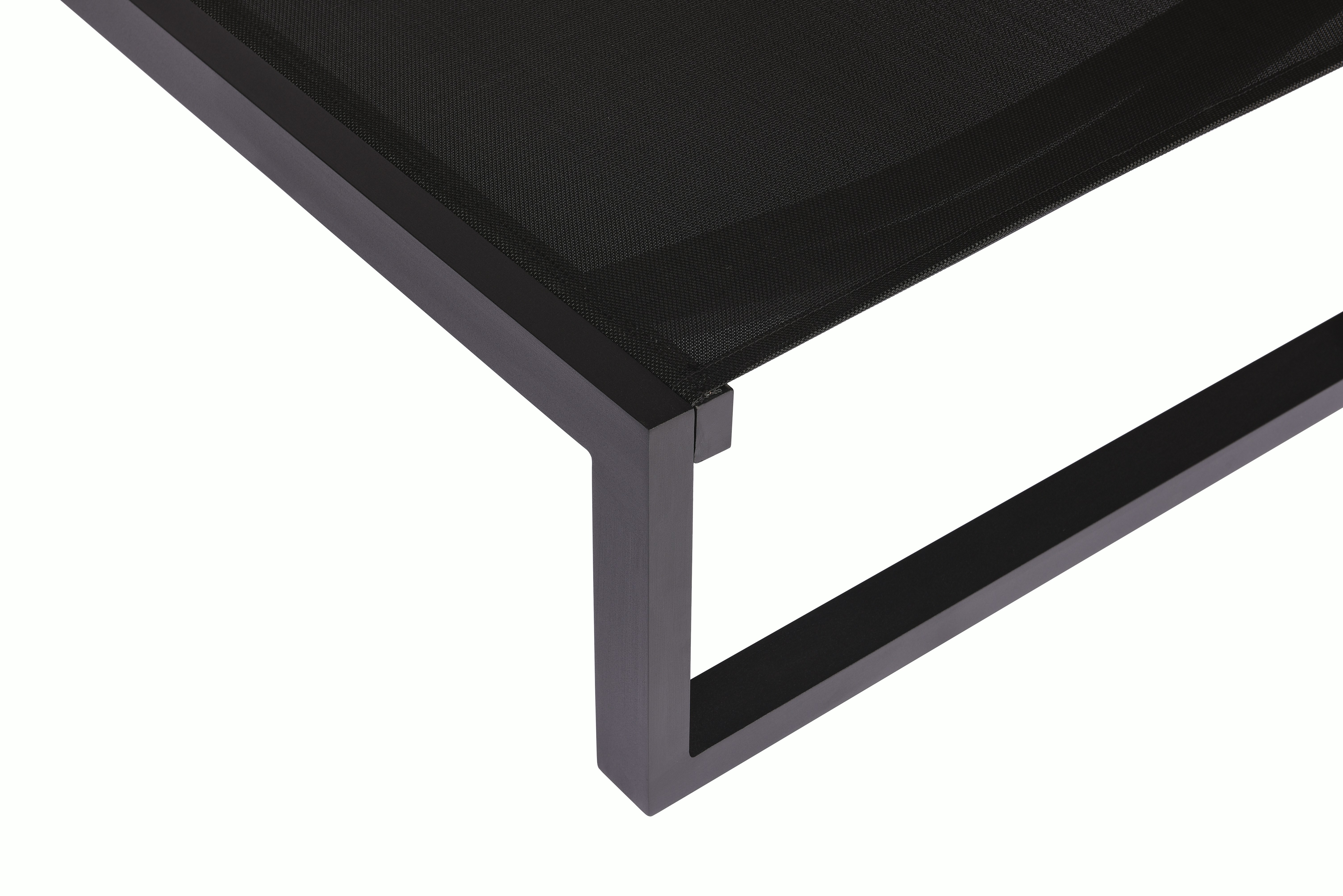 Eos Chaise Lounge in Black